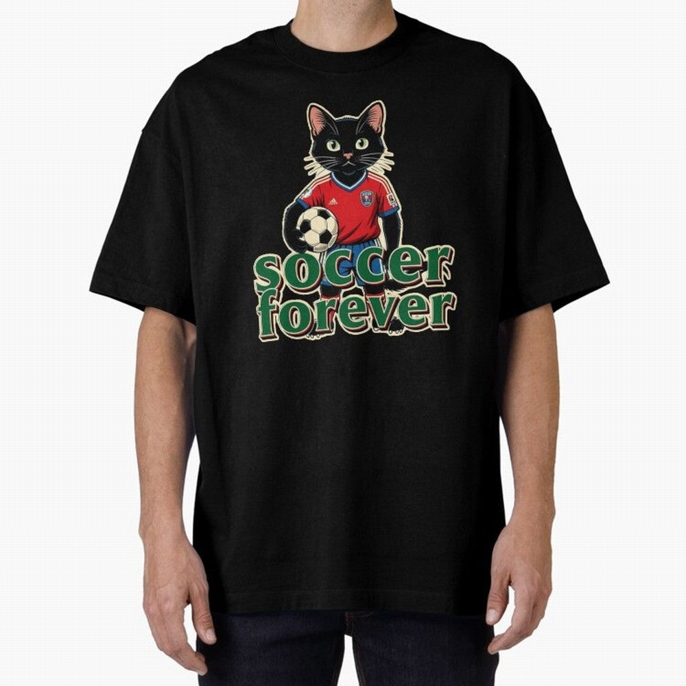 Soccer Forever Retro Cat Classic T-Shirt Bring Home the FIFA World Cup 2026 Group Stage Journey through CR7 and Messi Highlights, Argentina, France and Brazil Pride, Worldwide Fan Energy, Dramatic Goals, Stadium Lights and Championship