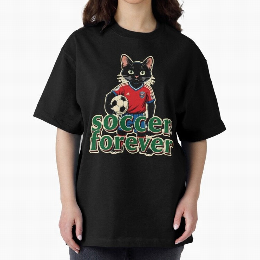 Soccer Forever Retro Cat Classic T-Shirt Bring Home the FIFA World Cup 2026 Group Stage Journey through CR7 and Messi Highlights, Argentina, France and Brazil Pride, Worldwide Fan Energy, Dramatic Goals, Stadium Lights and Championship