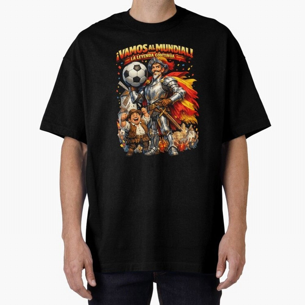 Spain World Cup 2026 Don Quixote Fan Shirt Classic T-Shirt Celebrate Golden Goal Energy in Global Football Passion for FIFA World Cup 2026, Celebrating CR7 and Messi, Portugal, Soccer Culture, Superstar Moments, National Team Dreams and Competitive