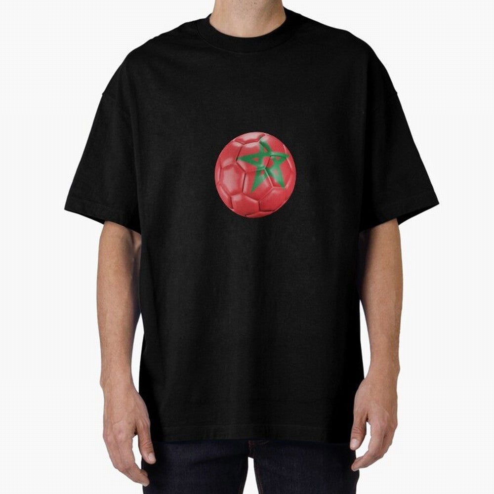 Morocco Ball Classic T-Shirt Show Love for Legendary Goals in FIFA World Cup 2026 for Fans of Mbappe and Portugal, Spain and Germany, Bringing Football History, Final Match Energy, Crowd Noise and Once in a Lifetime Moments; Created for Match Day