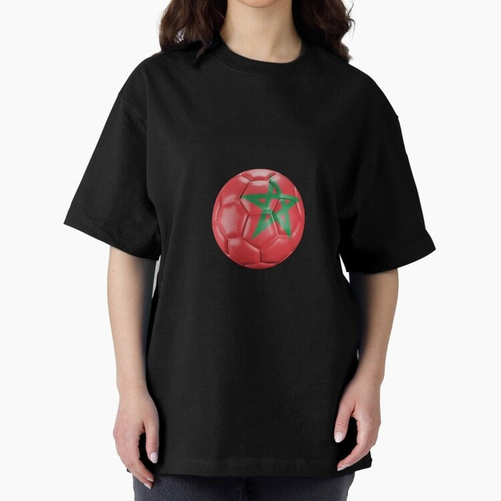 Morocco Ball Classic T-Shirt Show Love for Legendary Goals in FIFA World Cup 2026 for Fans of Mbappe and Portugal, Spain and Germany, Bringing Football History, Final Match Energy, Crowd Noise and Once in a Lifetime Moments; Created for Match Day