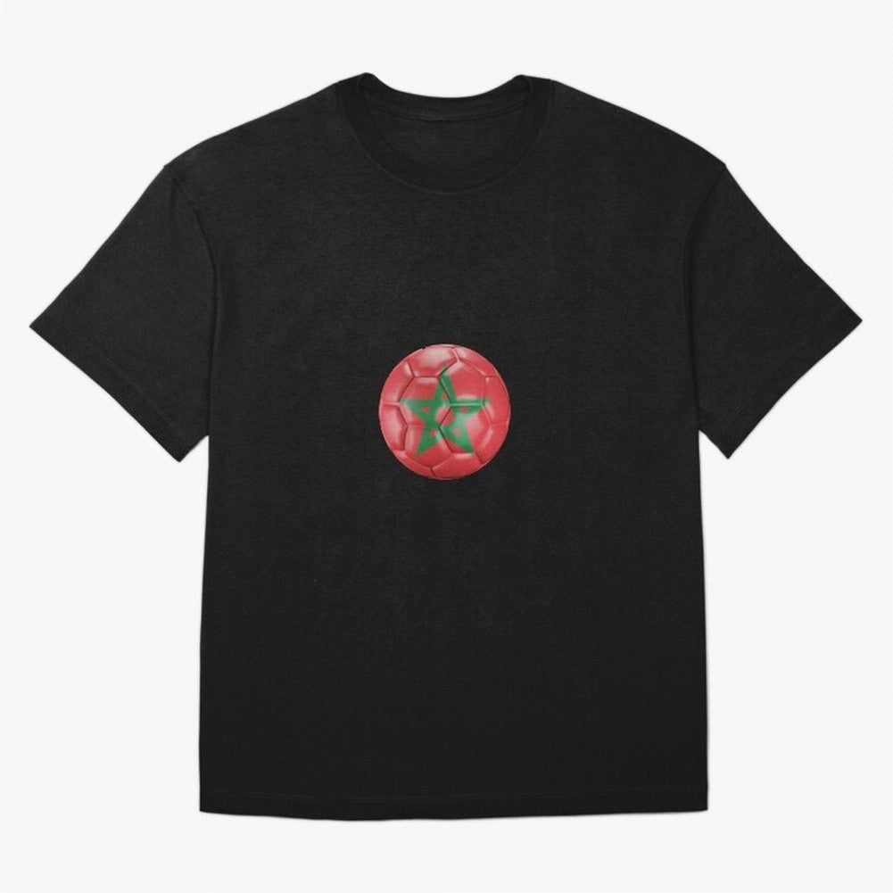 Morocco Ball Classic T-Shirt Feel Global Football Passion for FIFA World Cup 2026, Highlighting Messi, CR7 and Mbappe, Portugal, Football Passion, Legendary Performances, Festival Vibes and Supporter Community; Ideal for Fans Who Follow Messi,