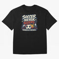 Soccer Never Sleeps Summer of Football Vintage Soccer Fan Tee Classic T-Shirt Feel the Trophy Chase of FIFA World Cup 2026 USA Canada Mexico Spirit, Inspired by Brazil, CR7 and Messi, Football Passion, Legendary Performances, Festival Vibes and