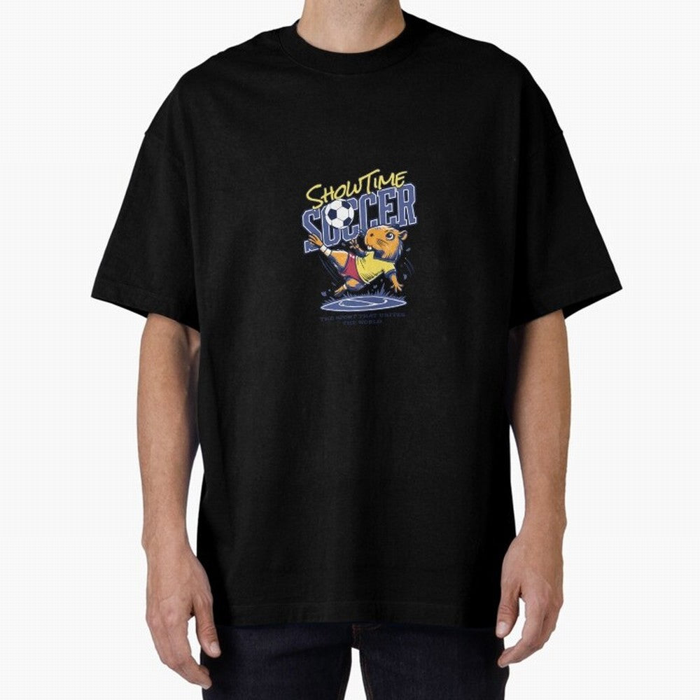 Capybara Soccer Showdown - Showtime World Cup Classic T-Shirt Celebrate the Next Chapter of Match Day Hype around FIFA World Cup 2026, Cristiano Ronaldo, Haaland and CR7, Portugal, Championship Spirit, Famous Goals, Roaring Crowds and International