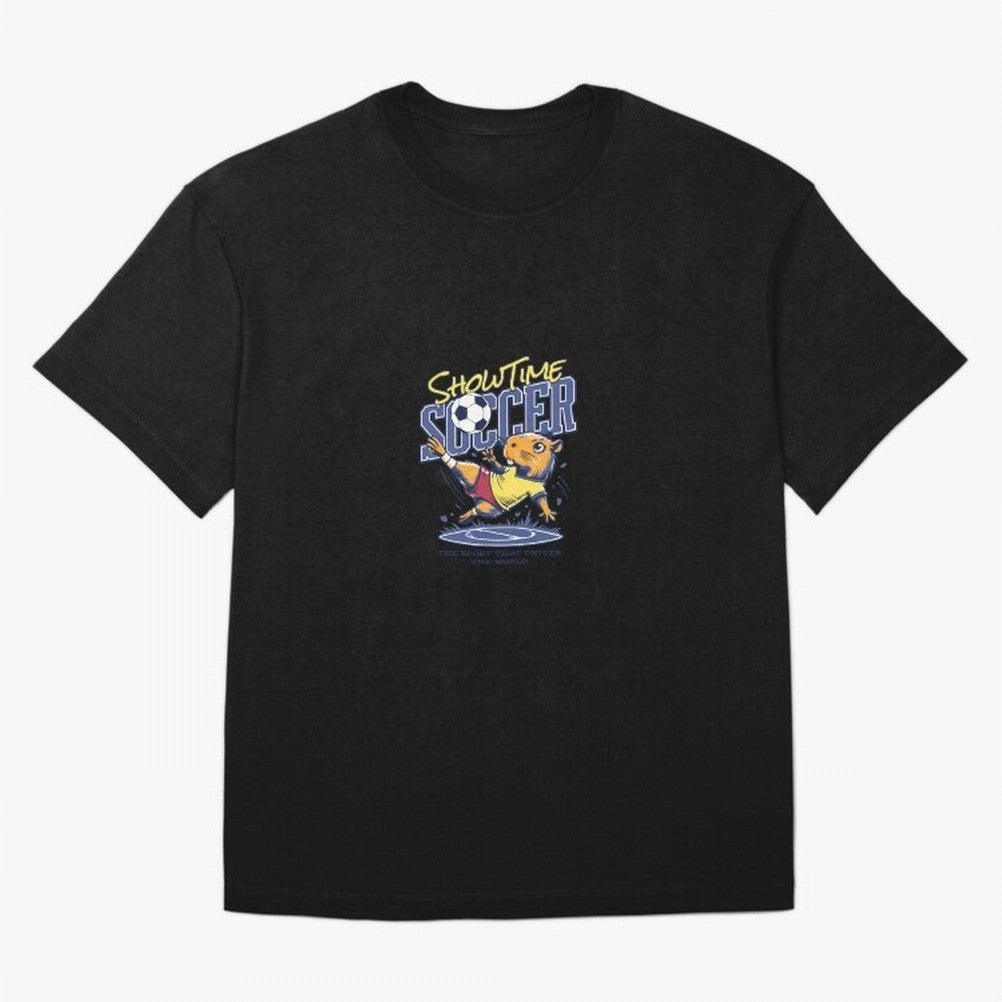 Capybara Soccer Showdown - Showtime World Cup Classic T-Shirt Celebrate the Next Chapter of Match Day Hype around FIFA World Cup 2026, Cristiano Ronaldo, Haaland and CR7, Portugal, Championship Spirit, Famous Goals, Roaring Crowds and International