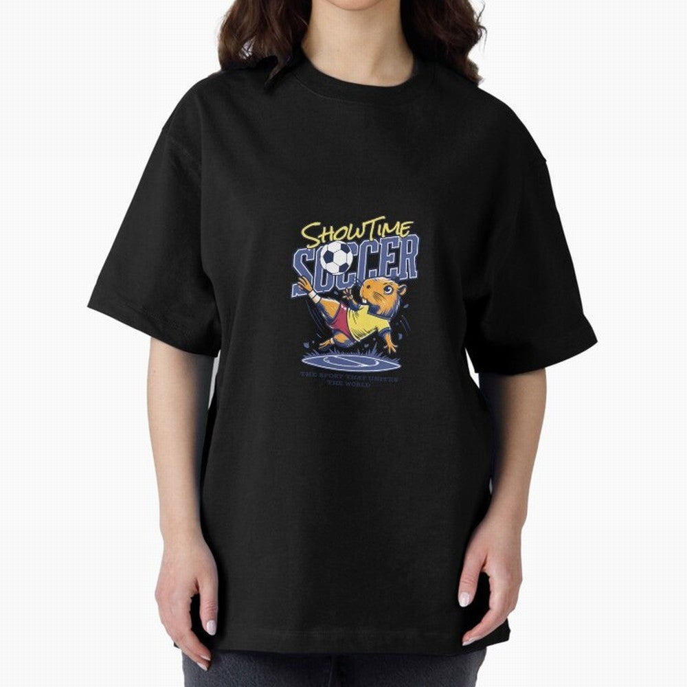 Capybara Soccer Showdown - Showtime World Cup Classic T-Shirt Celebrate the Next Chapter of Match Day Hype around FIFA World Cup 2026, Cristiano Ronaldo, Haaland and CR7, Portugal, Championship Spirit, Famous Goals, Roaring Crowds and International