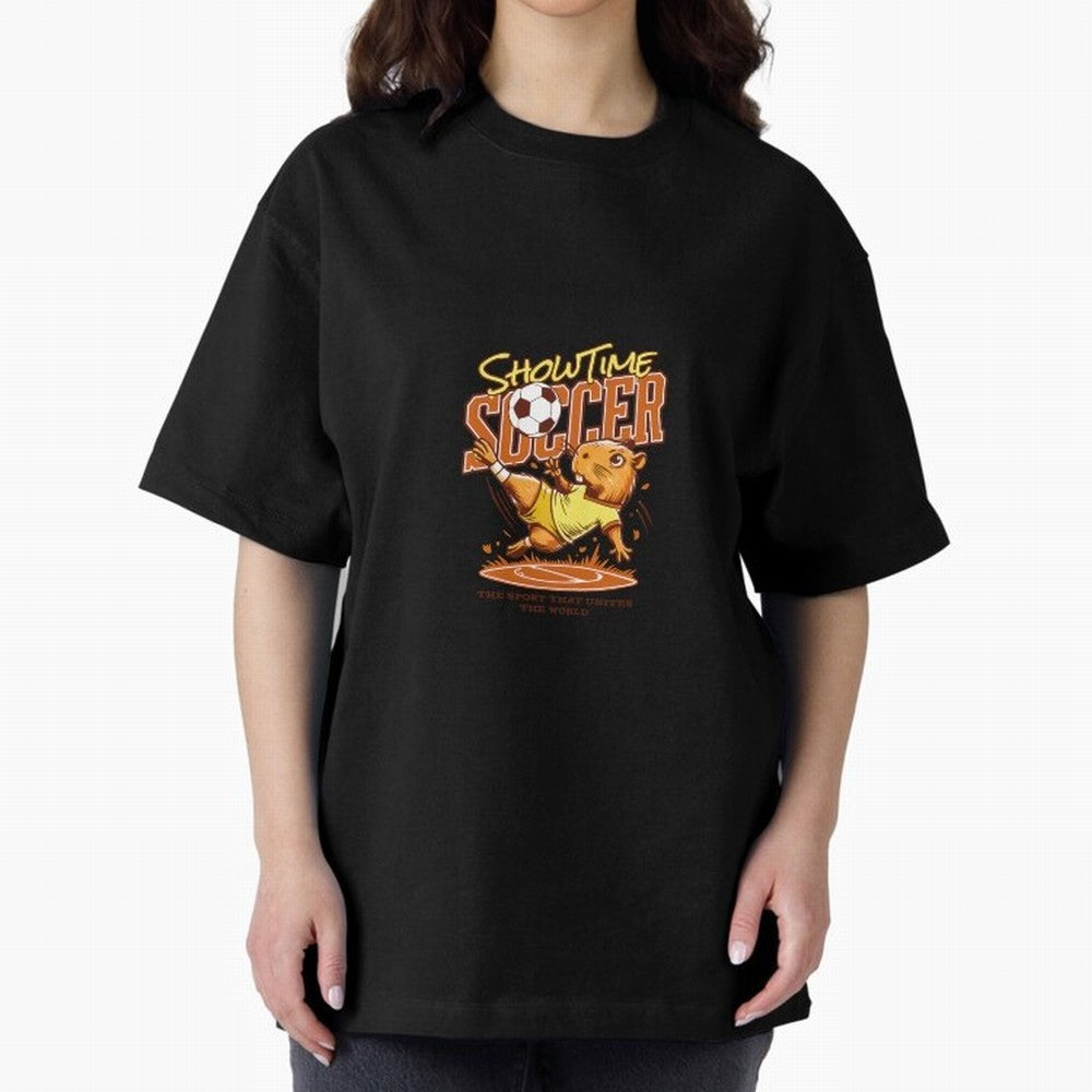Capybara Playing Soccer Football Yellow Vibes Classic T-Shirt Keep the Match Day Mood of Match Day Hype around FIFA World Cup 2026 USA Canada Mexico, CR7 and Messi, Brazil, Worldwide Fan Energy, Dramatic Goals, Stadium Lights and Championship