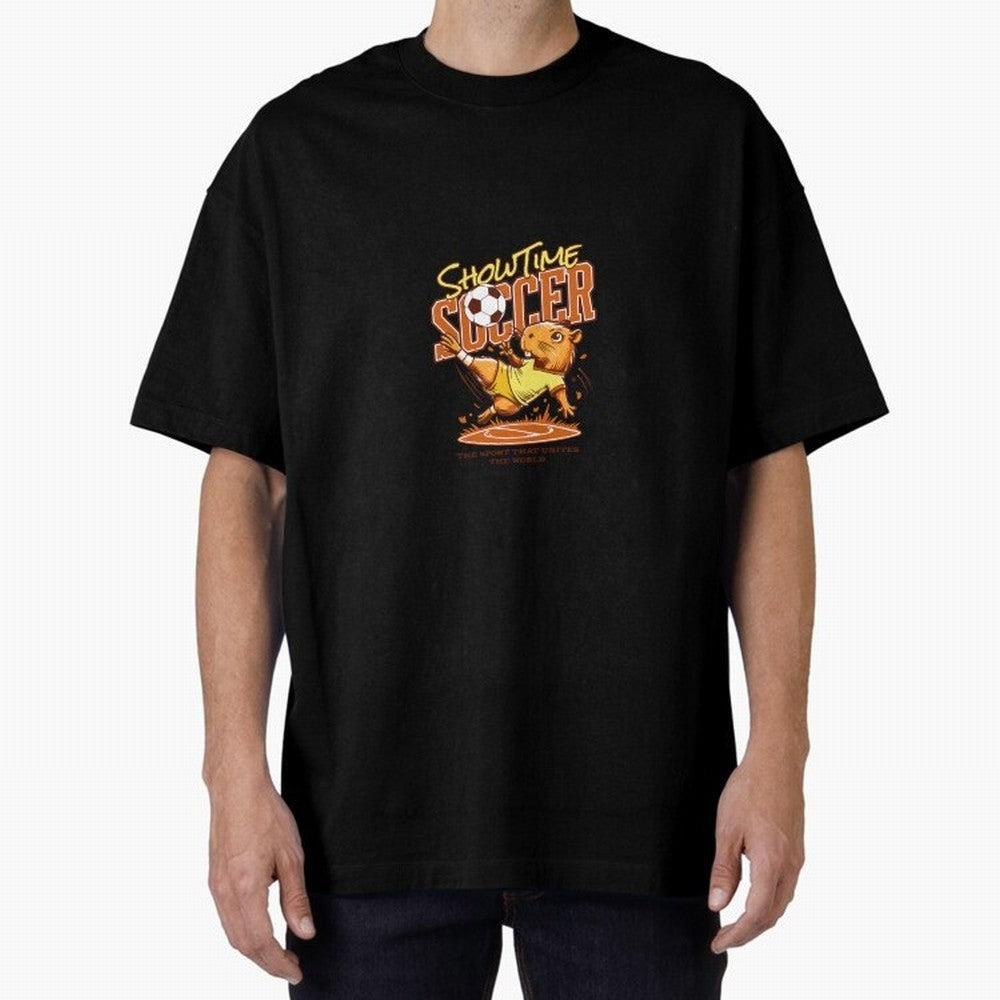 Capybara Playing Soccer Football Yellow Vibes Classic T-Shirt Keep the Match Day Mood of Match Day Hype around FIFA World Cup 2026 USA Canada Mexico, CR7 and Messi, Brazil, Worldwide Fan Energy, Dramatic Goals, Stadium Lights and Championship