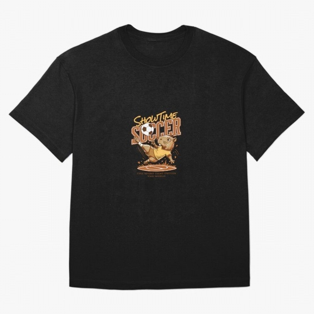 Capybara Playing Soccer Football Vibes Classic T-Shirt Follow the Road to Match Day Hype around FIFA World Cup 2026 USA Canada Mexico, Messi, CR7 and Mbappe, France and Portugal, Supporter Pride, Iconic Celebrations, Legendary Names and Global
