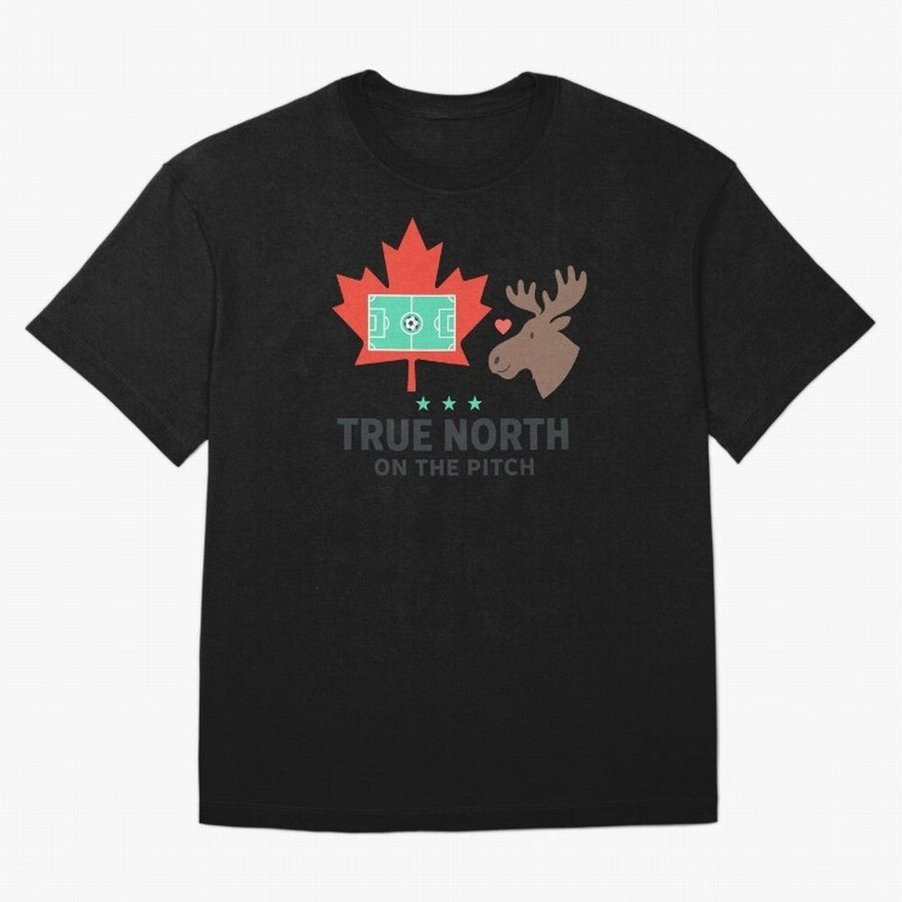 True North on the Pitch Classic T-Shirt Enjoy the Biggest Football Party of Global Football Passion for FIFA World Cup 2026 Group Stage, Centered on Messi and Cristiano Ronaldo, England, Match Day Excitement, Supporter Culture, Golden Goals and