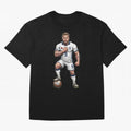 English Soccer Warrior Hyper-Realistic Poster Classic T-Shirt Relive FIFA World Cup 2026 Spirit, Celebrating Portugal, Spain and Germany, Neymar, Haaland and Cristiano Ronaldo, Goal Celebration Energy, Supporter Heritage, Football Icons and