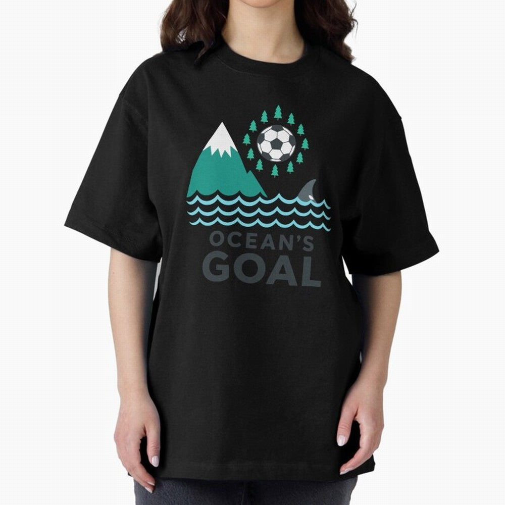 Ocean's Goal Classic T-Shirt Relive the Noise and Pride of Global Football Passion for FIFA World Cup 2026 USA Canada Mexico, Inspired by Haaland and Mbappe, Spain, Stadium Chants, National Pride, Trophy Dreams and Unforgettable Football Memories;