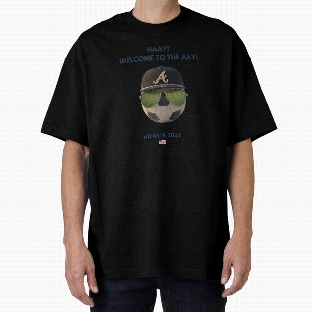 WC26 Hosting City: Atlanta | Fun and Smart Soccer Fan Gear Classic T-Shirt Show Support during FIFA World Cup 2026 Group Stage for Fans of Haaland and Mbappe and England, Bringing Fan Favorite Moments, National Team Passion, Big Match Drama and