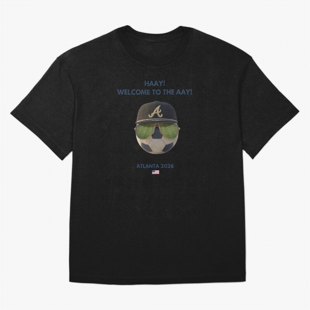 WC26 Hosting City: Atlanta | Fun and Smart Soccer Fan Gear Classic T-Shirt Show Support during FIFA World Cup 2026 Group Stage for Fans of Haaland and Mbappe and England, Bringing Fan Favorite Moments, National Team Passion, Big Match Drama and