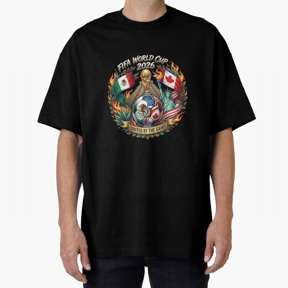 United By The Game 2026 Art Classic T-Shirt Show Match Day Excitement for FIFA World Cup 2026 Group Stage for Fans of Messi and England and Germany, Bringing Global Supporter Spirit, Legendary Goals, National Colors and Tournament Celebration;