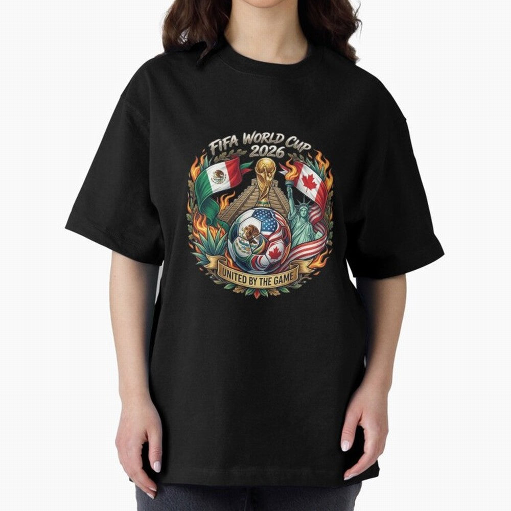 United By The Game 2026 Art Classic T-Shirt Show Match Day Excitement for FIFA World Cup 2026 Group Stage for Fans of Messi and England and Germany, Bringing Global Supporter Spirit, Legendary Goals, National Colors and Tournament Celebration;