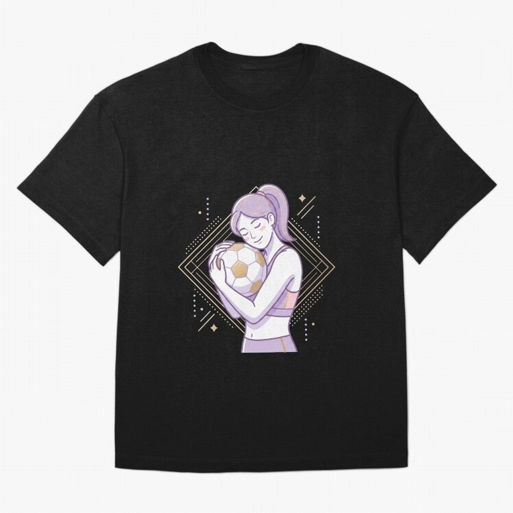 Emotional Soccer Girl Love for Football Classic T-Shirt Bring Match Day Fire to FIFA World Cup 2026 Filled with Haaland and Mbappe, England, France and Netherlands Energy, Sports Nostalgia, International Competition, Famous Players and