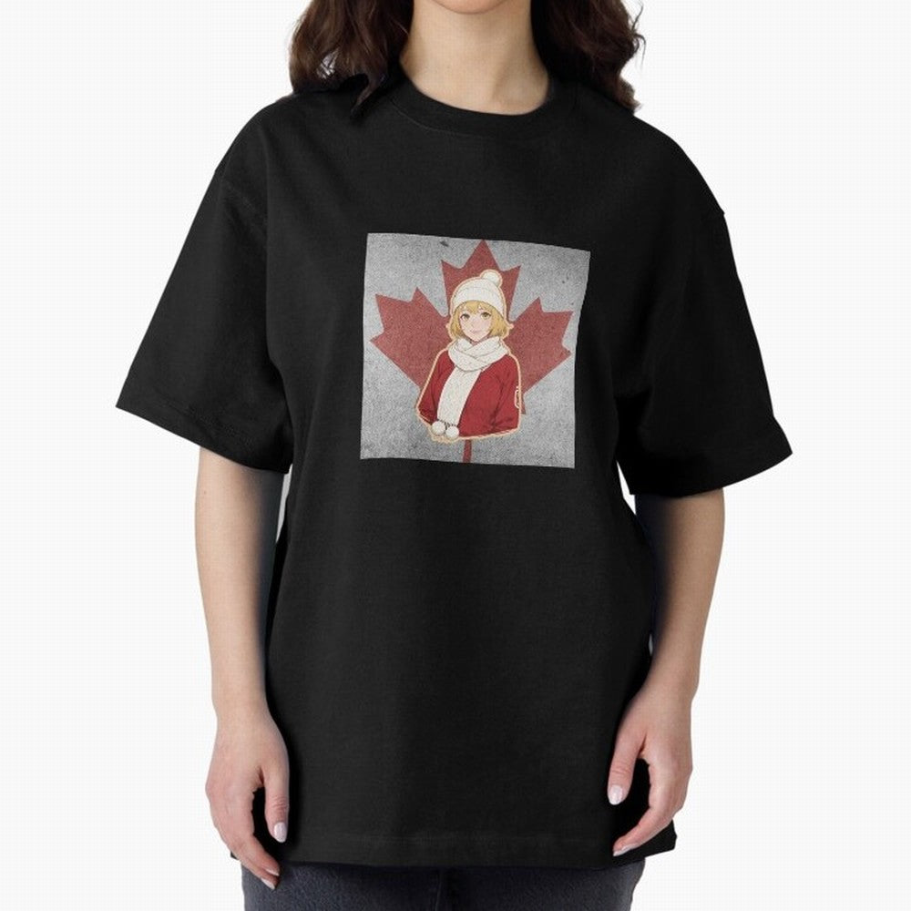 Canada Anime Football Fan Girl World Cup Edition Classic T-Shirt Follow Every Goal of Match Day Hype around FIFA World Cup 2026 USA Canada Mexico, Mbappe, Portugal, Match Day Excitement, Supporter Culture, Golden Goals and Global Football Passion;