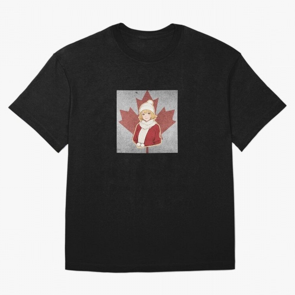 Canada Anime Football Fan Girl World Cup Edition Classic T-Shirt Follow Every Goal of Match Day Hype around FIFA World Cup 2026 USA Canada Mexico, Mbappe, Portugal, Match Day Excitement, Supporter Culture, Golden Goals and Global Football Passion;