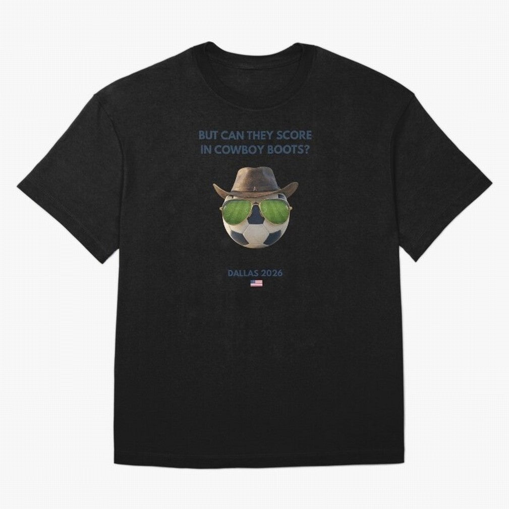 WC26 Hosting City: Dallas | Fun and Smart Soccer Fan Gear Classic T-Shirt Carry the Colors and Pride of Match Day Hype around FIFA World Cup 2026 USA Canada Mexico, Neymar, Haaland and Cristiano Ronaldo, France and Portugal, Classic Soccer