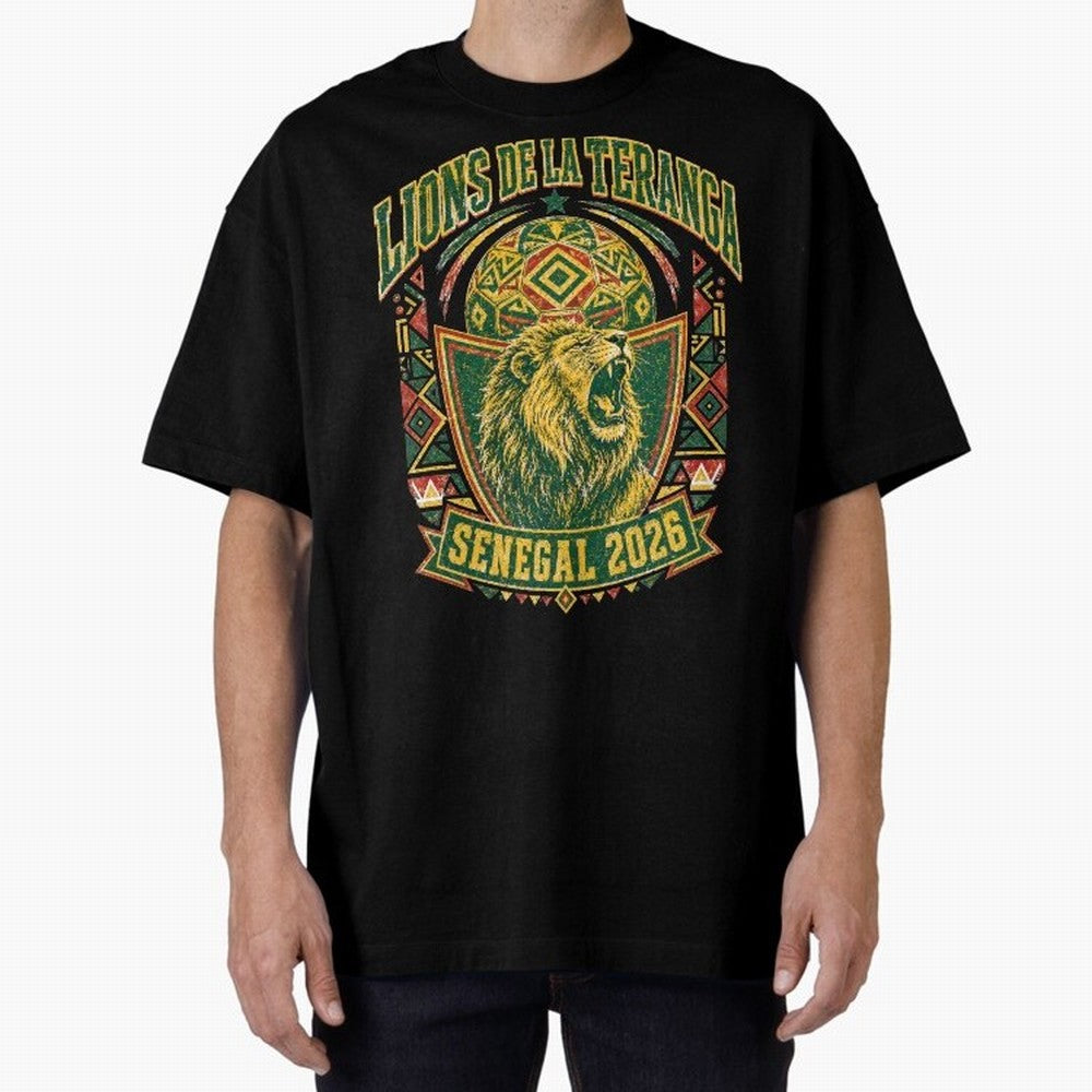 Lions De La Teranga Senegal 2026 World Cup Soccer T-Shirt Classic T-Shirt Represent FIFA World Cup 2026 Built around Neymar, Haaland and Cristiano Ronaldo, Argentina Energy, Championship Spirit, Famous Goals, Roaring Crowds and International
