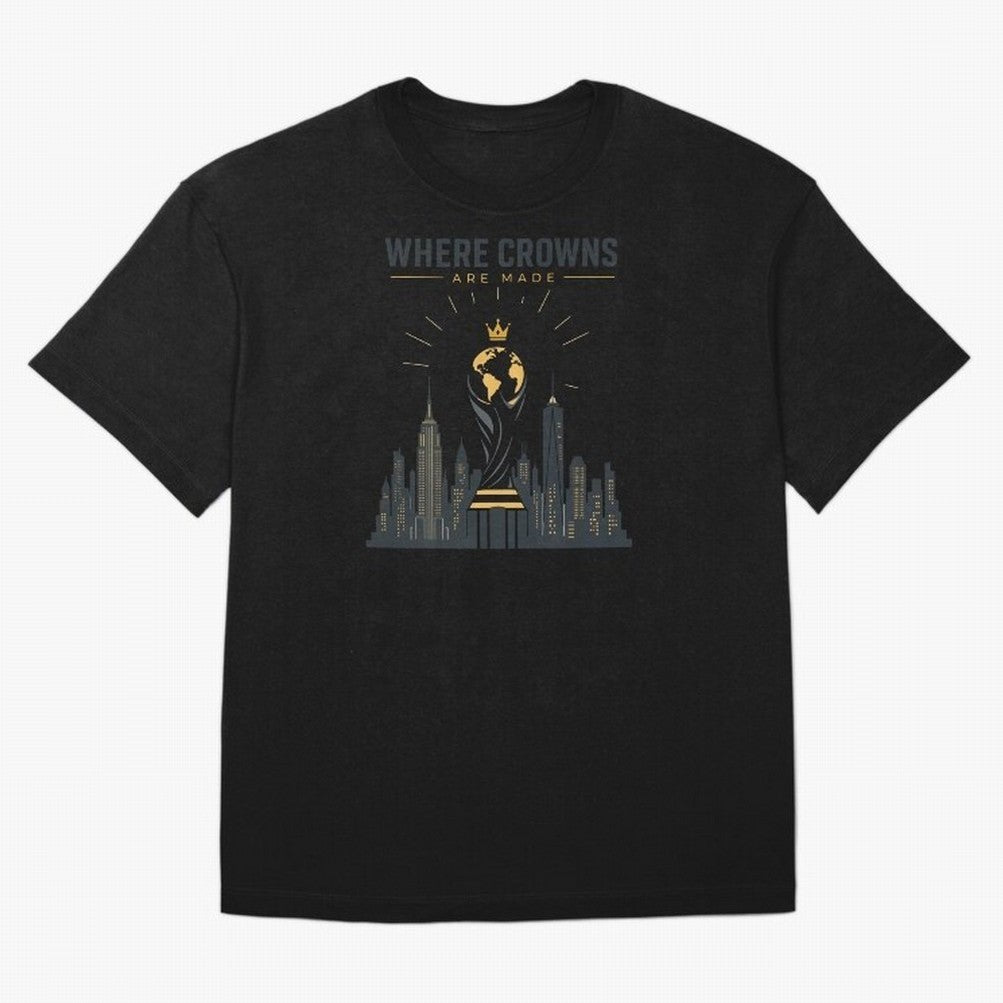 Where Crowns Are Made Classic T-Shirt Feel FIFA World Cup 2026 USA Canada Mexico for Fans of Neymar, Haaland and Cristiano Ronaldo and England and Germany, Bringing Soccer Culture, Superstar Moments, National Team Dreams and Competitive Fire; Great