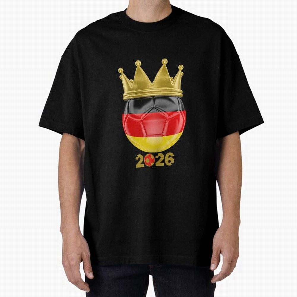Germany Football Champion Crown 2026 Classic T-Shirt Live the Energy of FIFA World Cup 2026 Group Stage with CR7, France and Portugal Energy, Stadium Chants, National Pride, Trophy Dreams and Unforgettable Football Memories; Created for Match Day