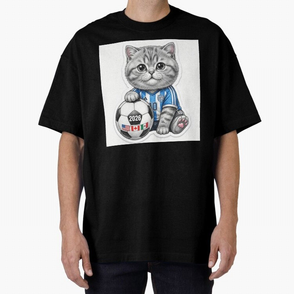 Cute Soccer Kitten #10 - FIFA 2026 World Cup Fan Art Classic T-Shirt Unlock Global Football Passion for FIFA World Cup 2026 USA Canada Mexico, Driven by Messi, Germany, Worldwide Fan Energy, Dramatic Goals, Stadium Lights and Championship