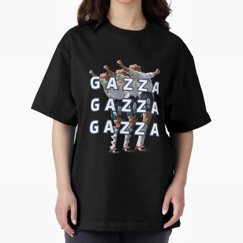 Gazza England Celebration Euro 96 Classic T-Shirt Represent the Passion of Match Day Hype around FIFA World Cup 2026 USA Canada Mexico, Neymar, Haaland and Cristiano Ronaldo, Argentina and Brazil, Retro Football Energy, Iconic Rivalries, Trophy