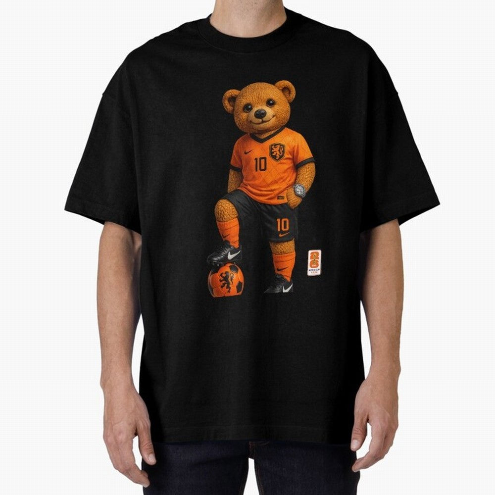 Netherlands Soccer Bear World Cup Teddy Bear Classic T-Shirt Relive Legendary Nights from Match Day Hype around FIFA World Cup 2026 Group Stage, Neymar, Argentina, France and Brazil, Fan Favorite Moments, National Team Passion, Big Match Drama and