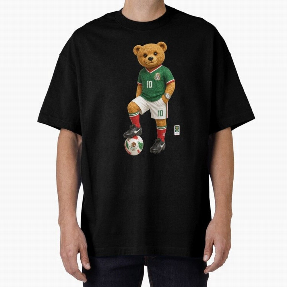 Mexico Soccer Bear World Cup Teddy Bear Classic T-Shirt Celebrate Rivalries and Pride in Match Day Hype around FIFA World Cup 2026 Group Stage, Mbappe and Neymar, Portugal, Spain and Germany, Match Day Excitement, Supporter Culture, Golden Goals