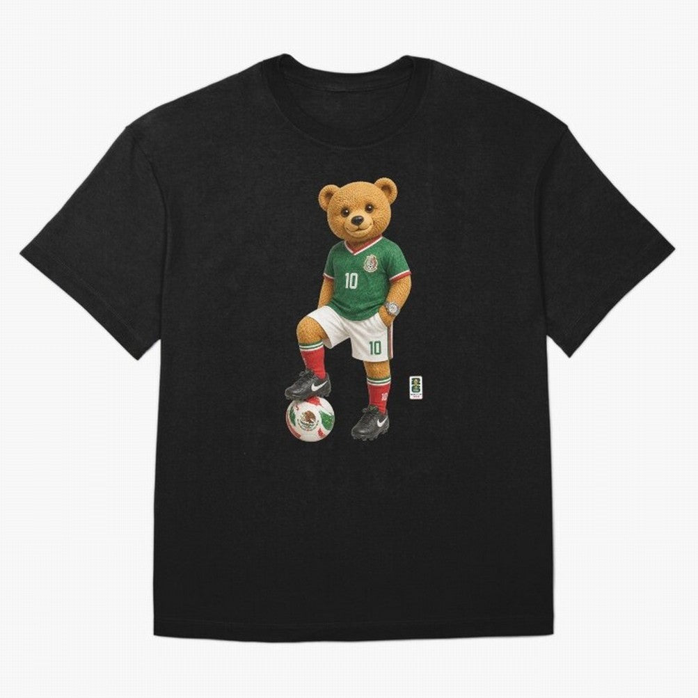 Mexico Soccer Bear World Cup Teddy Bear Classic T-Shirt Celebrate Rivalries and Pride in Match Day Hype around FIFA World Cup 2026 Group Stage, Mbappe and Neymar, Portugal, Spain and Germany, Match Day Excitement, Supporter Culture, Golden Goals