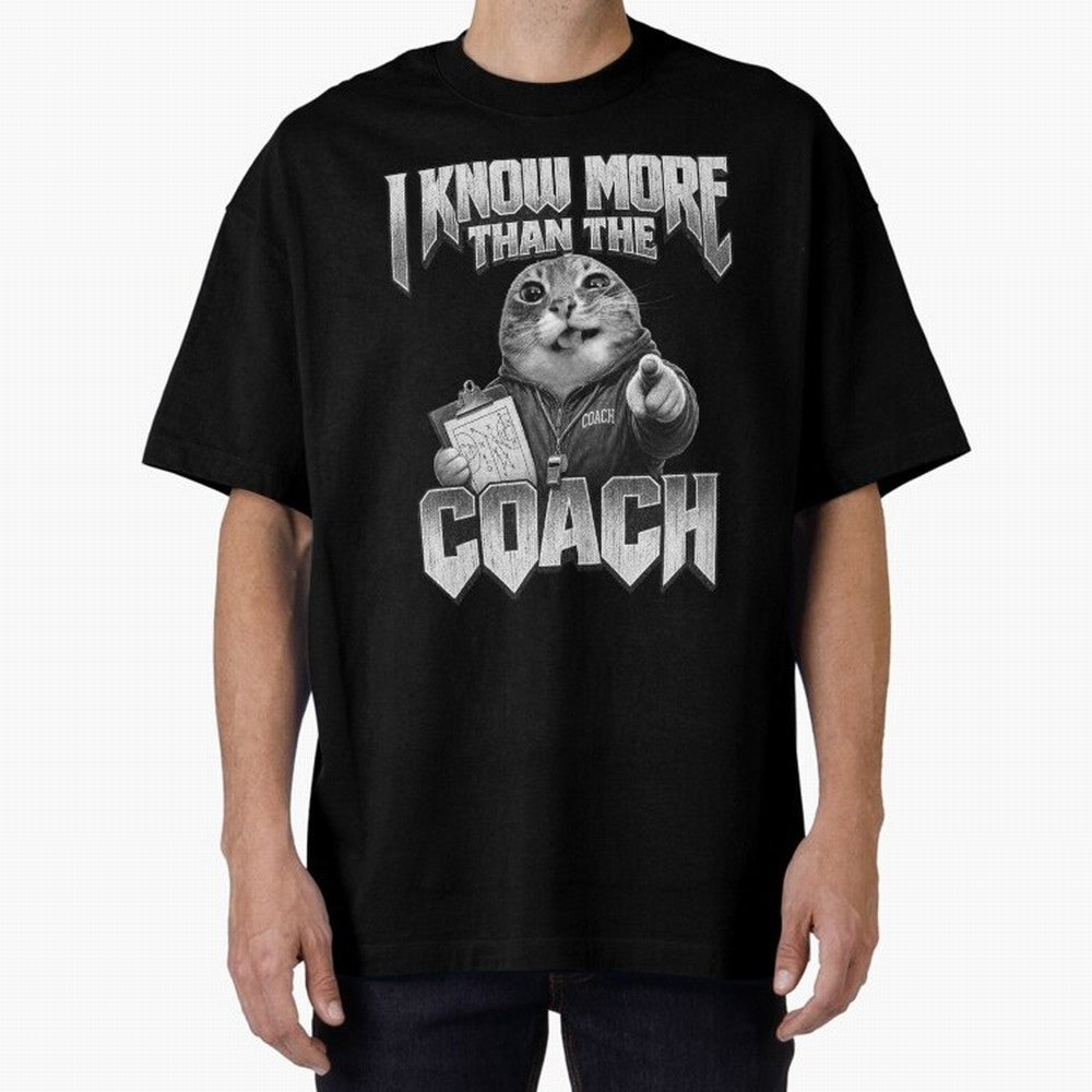 I Know More Than The Coach Funny World Cup 2026 Meme USA Soccer Fan Silly Cat Classic T-Shirt Celebrate National Team Dreams in FIFA World Cup 2026 Spirit, Made for England and Germany, Mbappe and Neymar, Vintage Soccer Flavor, Modern Football