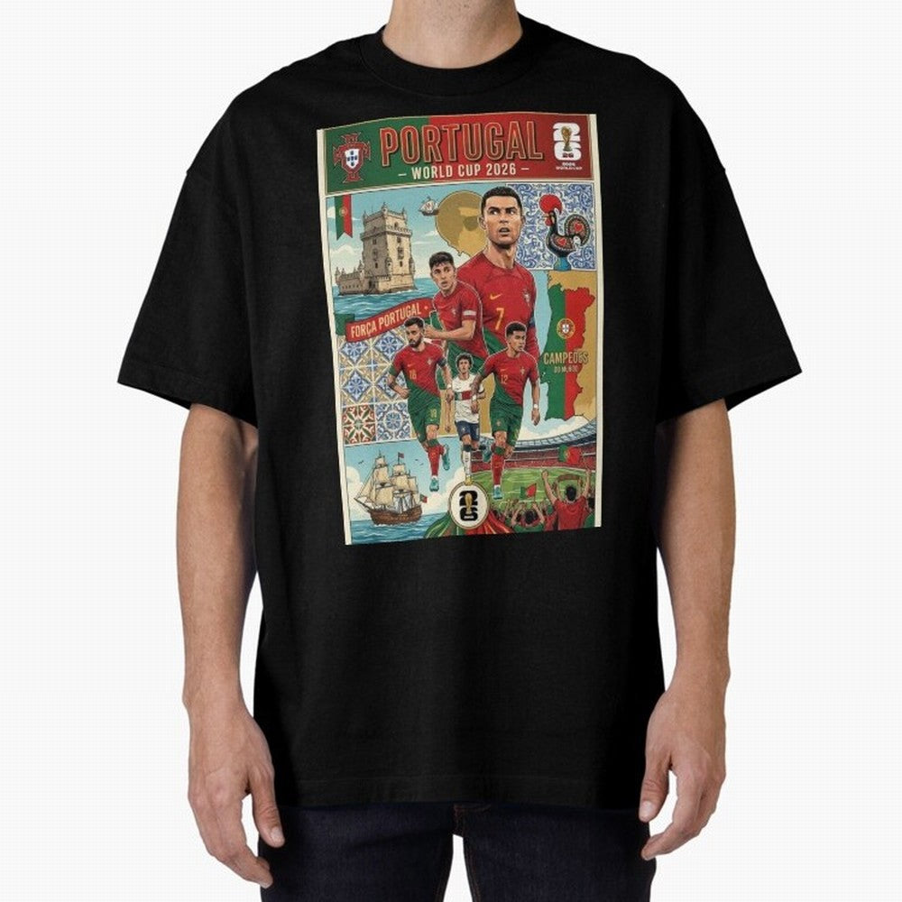 Portugal 2026 ¨C In Search of Glory Classic T-Shirt Elevate FIFA World Cup 2026 for Fans of Mbappe and Neymar and Brazil, Bringing Goal Celebration Energy, Supporter Heritage, Football Icons and Worldwide Tournament Joy; Ideal for Passionate Fans