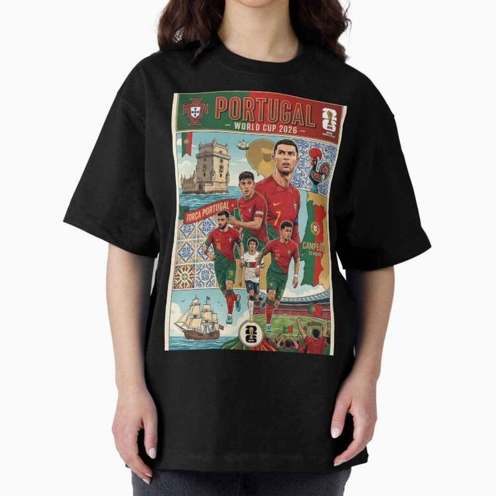 Portugal 2026 ¨C In Search of Glory Classic T-Shirt Elevate FIFA World Cup 2026 for Fans of Mbappe and Neymar and Brazil, Bringing Goal Celebration Energy, Supporter Heritage, Football Icons and Worldwide Tournament Joy; Ideal for Passionate Fans