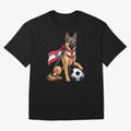 Austrian football dog Classic T-Shirt Bring World Football Passion into Global Football Passion for FIFA World Cup 2026 USA Canada Mexico, Inspired by Mbappe and Neymar, England, France and Netherlands, Soccer Culture, Superstar Moments, National