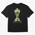 The Golden Glory 2026 - Futurist Soccer Trophy Classic T-Shirt Relive Legendary Nights from Match Day Hype around FIFA World Cup 2026 Group Stage, Mbappe, Argentina, France and Brazil, Tournament Hype, Historic Matchups, Family Viewing Parties and