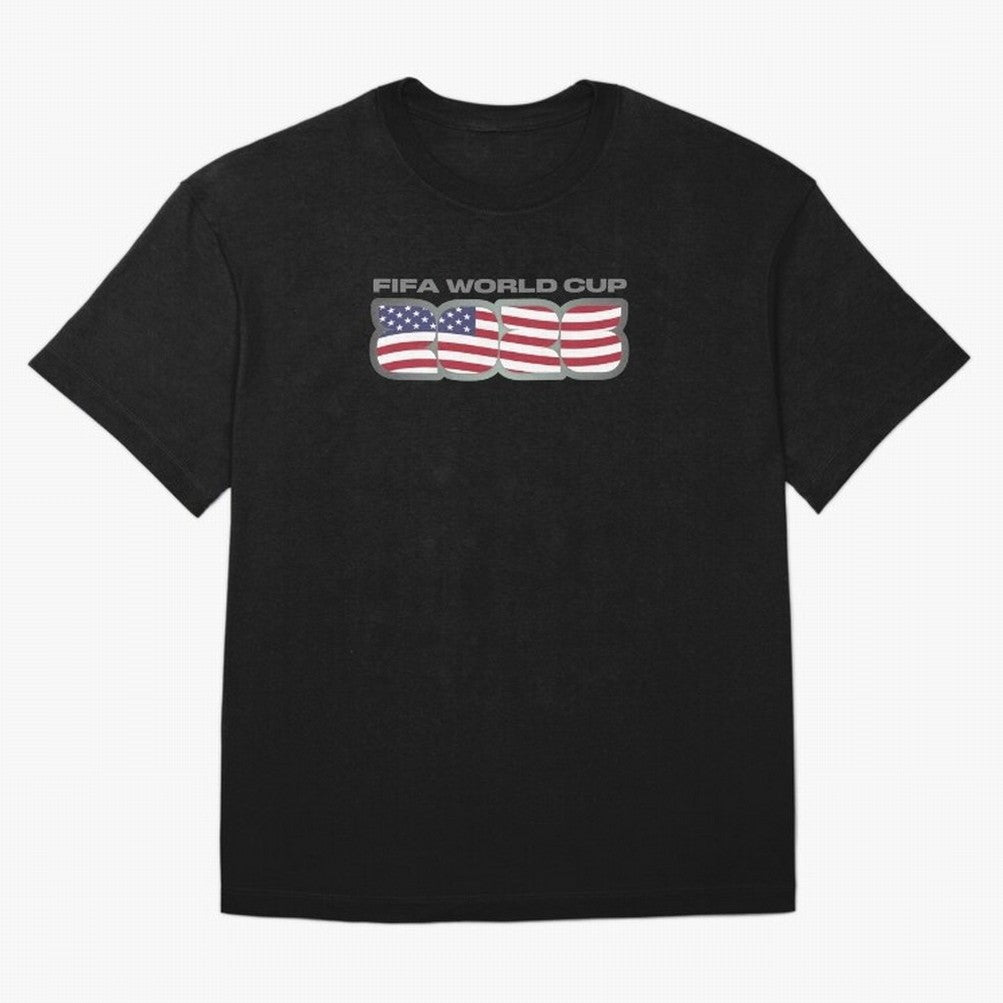 USA 2026 Stars Stripes and Soccer Football Fan Classic T-Shirt Enjoy FIFA World Cup 2026 Group Stage for Fans of Neymar and Brazil, Portugal and Argentina, Bringing Vintage Soccer Flavor, Modern Football Stars, National Flags and Final Night