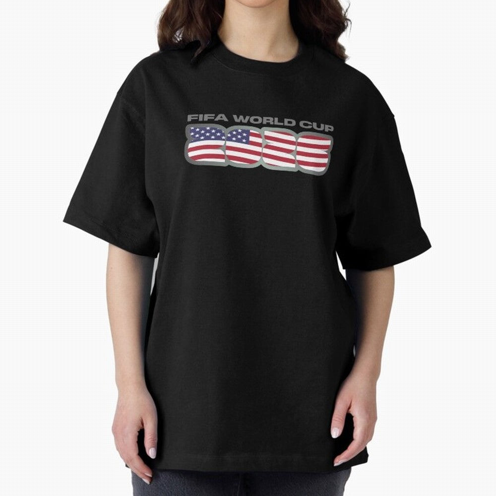 USA 2026 Stars Stripes and Soccer Football Fan Classic T-Shirt Enjoy FIFA World Cup 2026 Group Stage for Fans of Neymar and Brazil, Portugal and Argentina, Bringing Vintage Soccer Flavor, Modern Football Stars, National Flags and Final Night