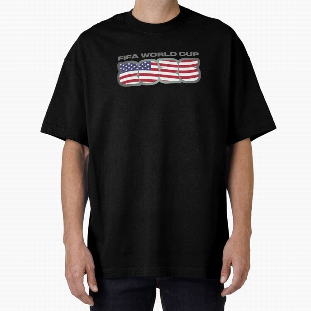 USA 2026 Stars Stripes and Soccer Football Fan Classic T-Shirt Enjoy FIFA World Cup 2026 Group Stage for Fans of Neymar and Brazil, Portugal and Argentina, Bringing Vintage Soccer Flavor, Modern Football Stars, National Flags and Final Night