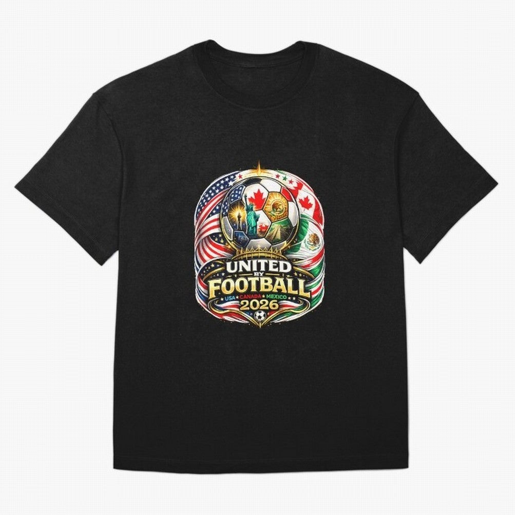 United By Football 2026 USA Canada Mexico Classic T-Shirt Embrace the FIFA World Cup 2026 USA Canada Mexico Journey through Haaland and Mbappe Highlights, England and Germany Pride, Fan Favorite Moments, National Team Passion, Big Match Drama and