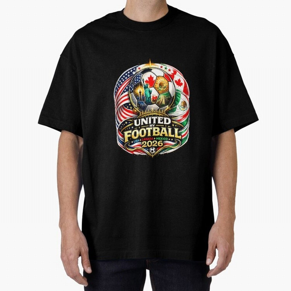 United By Football 2026 USA Canada Mexico Classic T-Shirt Embrace the FIFA World Cup 2026 USA Canada Mexico Journey through Haaland and Mbappe Highlights, England and Germany Pride, Fan Favorite Moments, National Team Passion, Big Match Drama and