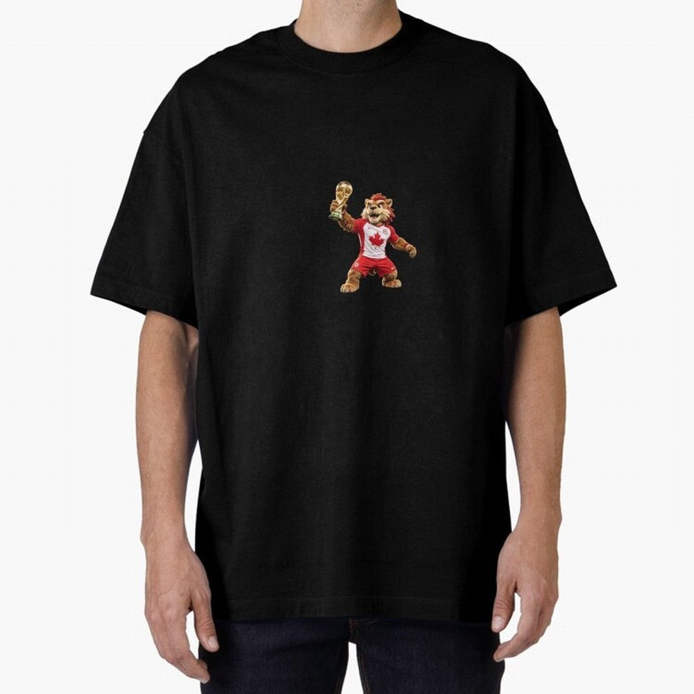 Canada Soccer Mascot Champion - Canadian Football Victory Trophy 2026 Classic T-Shirt Feel Global Football Passion for FIFA World Cup 2026 USA Canada Mexico, Capturing Messi and Cristiano Ronaldo, France, Fan Favorite Moments, National Team