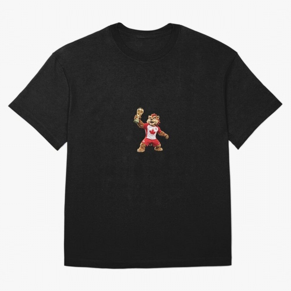 Canada Soccer Mascot Champion - Canadian Football Victory Trophy 2026 Classic T-Shirt Feel Global Football Passion for FIFA World Cup 2026 USA Canada Mexico, Capturing Messi and Cristiano Ronaldo, France, Fan Favorite Moments, National Team