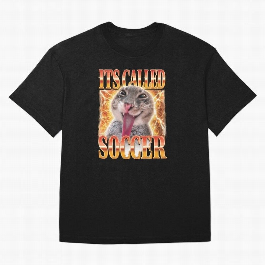 Soccer USA World Cup 2026 Funny Cat Meme Classic T-Shirt Bring Supporter Culture to FIFA World Cup 2026 for Fans of Messi, CR7 and Mbappe and England, France and Netherlands, Bringing Vintage Soccer Flavor, Modern Football Stars, National Flags and