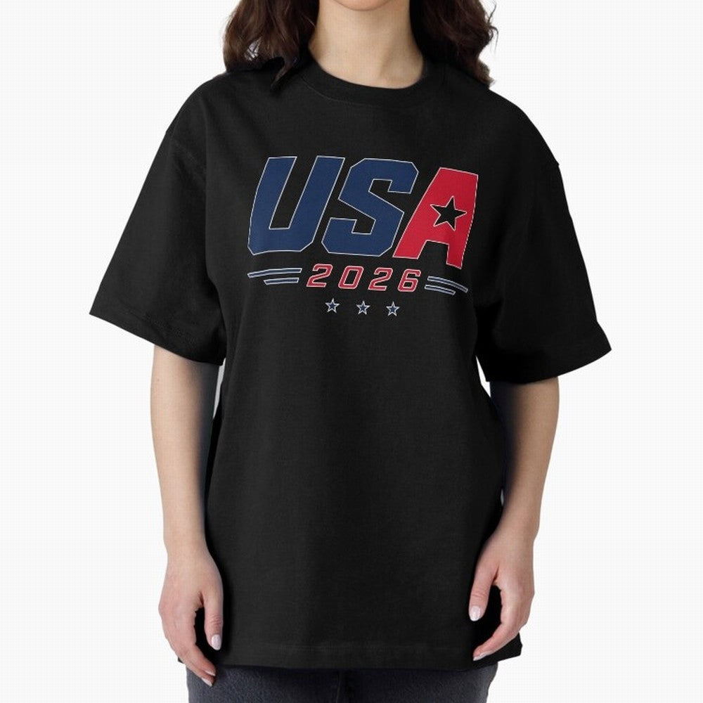 USA 2026 Soccer Fan Shirt | American Football Supporter Minimal Design Classic T-Shirt Celebrate Every Goal in FIFA World Cup 2026 USA Canada Mexico Spirit, Featuring Spain, Haaland and Mbappe, Supporter Pride, Iconic Celebrations, Legendary Names