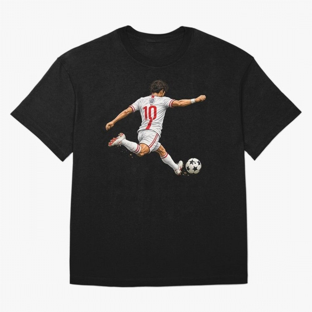 England Football Sticker Number 10 Three Lions Classic T-Shirt Represent the FIFA World Cup 2026 Journey through Neymar, Haaland and Cristiano Ronaldo Highlights, Germany Pride, Match Day Excitement, Supporter Culture, Golden Goals and Global