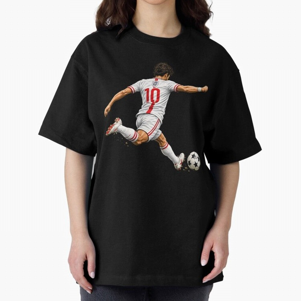 England Football Sticker Number 10 Three Lions Classic T-Shirt Represent the FIFA World Cup 2026 Journey through Neymar, Haaland and Cristiano Ronaldo Highlights, Germany Pride, Match Day Excitement, Supporter Culture, Golden Goals and Global