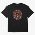 Vibrant 2026 World Cup International Flag Splash Classic T-Shirt Upgrade the FIFA World Cup 2026 Group Stage Journey through Neymar Highlights, Spain Pride, Vintage Soccer Flavor, Modern Football Stars, National Flags and Final Night Emotion; Made