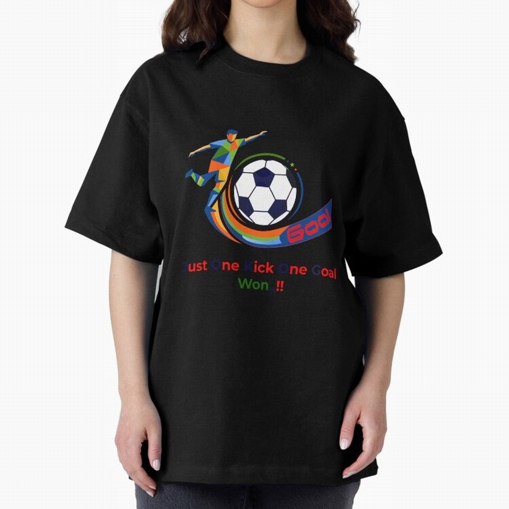 Football Striker Goal Celebration - Just One Kick Classic T-Shirt Capture Stadium Memories from Match Day Hype around FIFA World Cup 2026 USA Canada Mexico, Messi and Cristiano Ronaldo, England and Germany, Worldwide Fan Energy, Dramatic Goals,